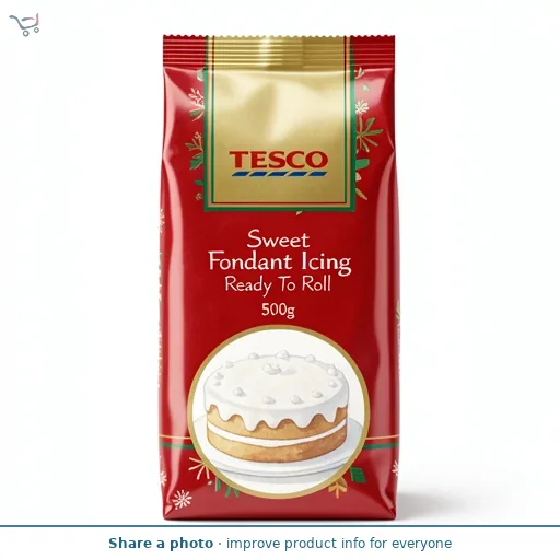 Tesco Sweet Fondant Icing Ready To Roll 500g