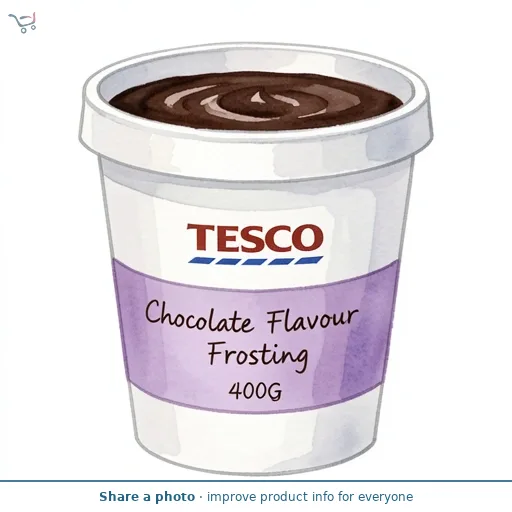 Tesco Chocolate Flavour Frosting 400G