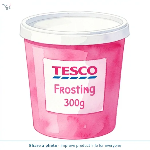 Tesco Pink Frosting 300g