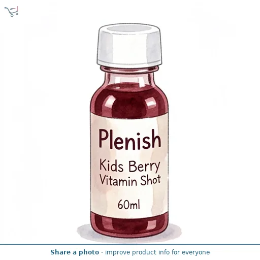 Plenish Kids Berry Vitamin Shot 60ml