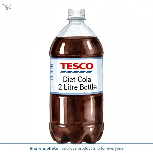 Tesco Diet Cola 2 Litre Bottle