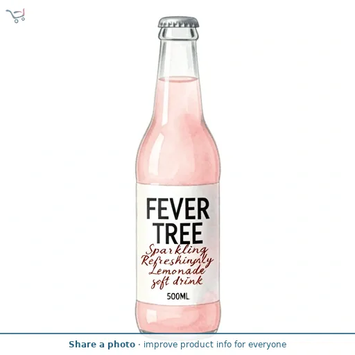 Fever-Tree Sparkling Raspberry Lemonade 500ml