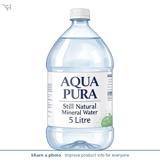 Aqua Pura Still Natural Mineral Water 5 Litre