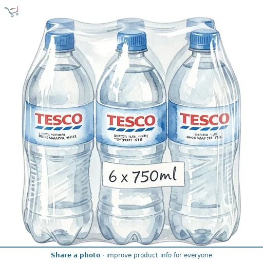 Tesco British Natural Mineral Water Sport Still 6 x 750ml