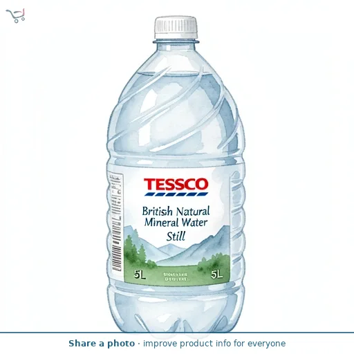 Tesco British Natural Mineral Water Still 5L