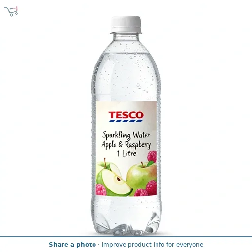 Tesco Sparkling Water Apple & Raspberry 1 Litre
