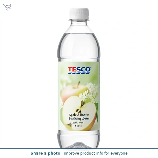 Tesco Apple & Elderflower Sparkling Water 1 Litre