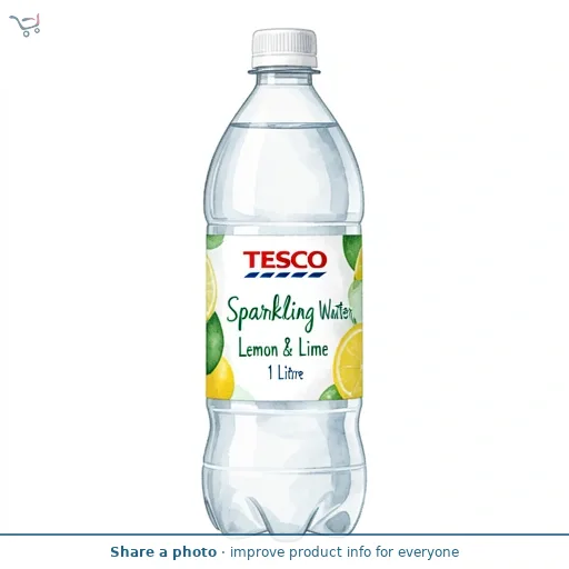 Tesco Sparkling Water Lemon & Lime 1 Litre