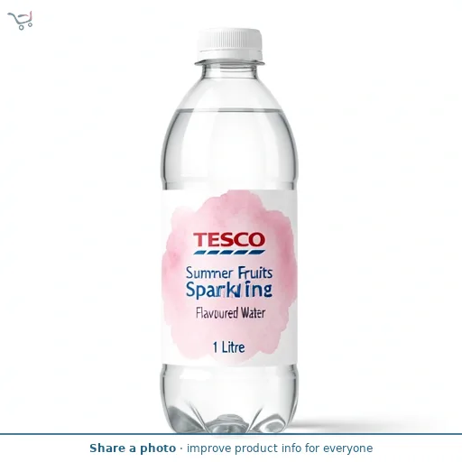 Tesco Summer Fruits Sparkling Flavoured Water 1 Litre