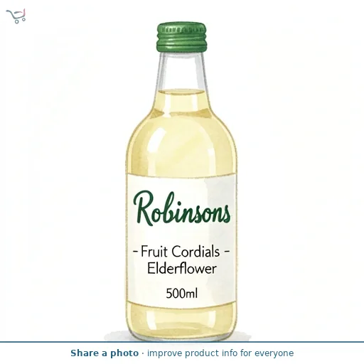 Robinsons Fruit Cordials - Elderflower 500ml