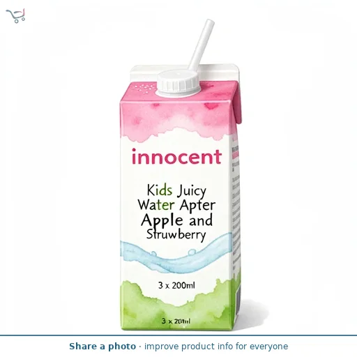 innocent Kids Juicy Water Apple and Strawberry 3 x 200ml