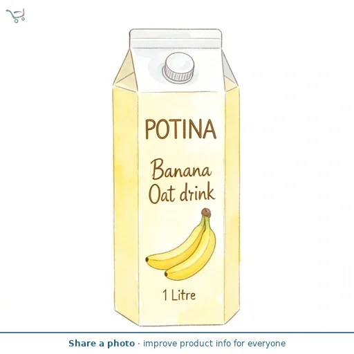 POTINA Banana Oat drink 1 Litre