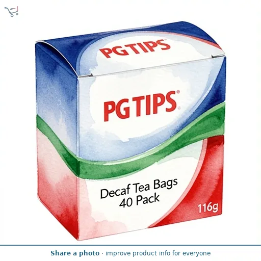 PG Tips Decaf Tea Bags 40 Pack 116g