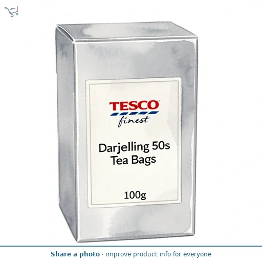 Tesco Finest Darjeeling 50s Tea Bags 100g