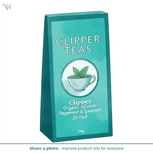 Clipper Peppermint & Spearmint Organic Infusion Tea 34g