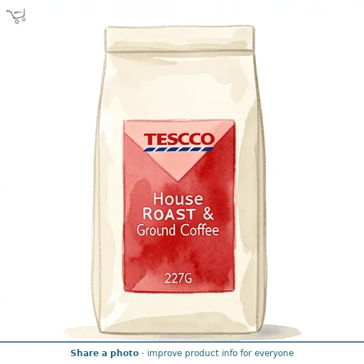 Tesco House Roast & Ground Coffee 227G