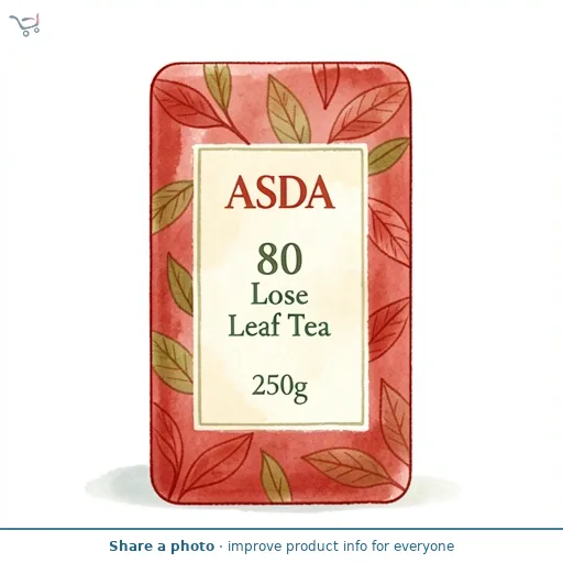 ASDA 80 Loose Leaf Tea 250g