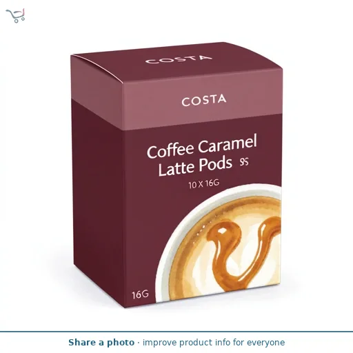 Costa Coffee Caramel Latte Pods 10 X 16G