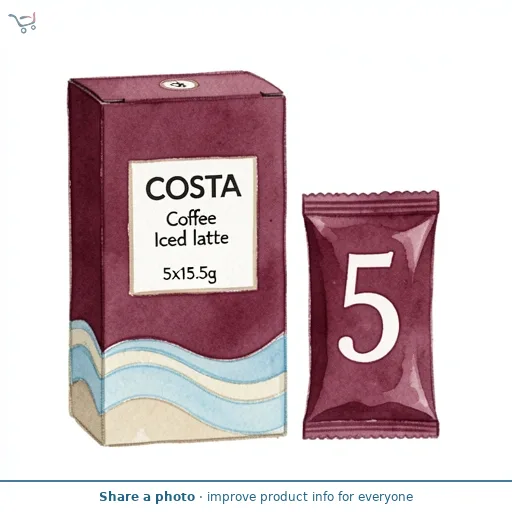 Costa Coffee Iced latte 5x15.5g