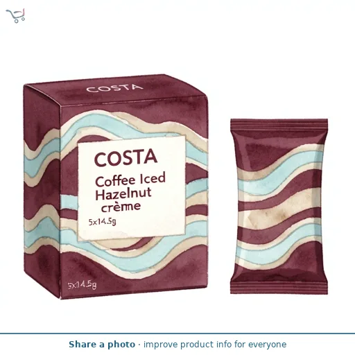COSTA Coffee Iced Hazelnut crème 5x14.5g