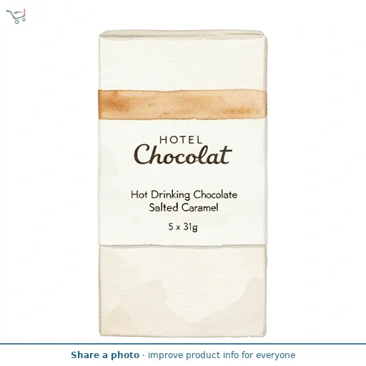 Hotel Chocolat Hot Drinking Chocolate Salted Caramel 5 x 31g