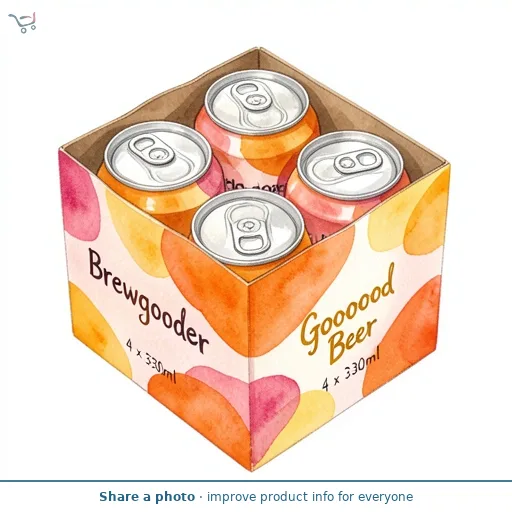 Brewgooder Goood Beer 4 x 330ml