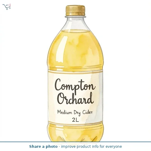Compton Orchard Medium Dry Cider 2L