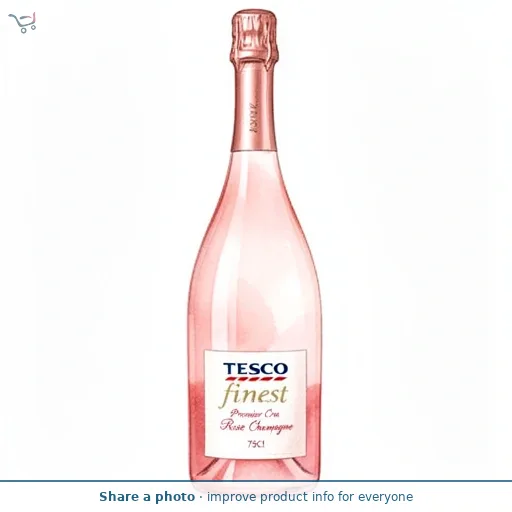 Tesco Finest Premier Cru Rose Champagne 75Cl