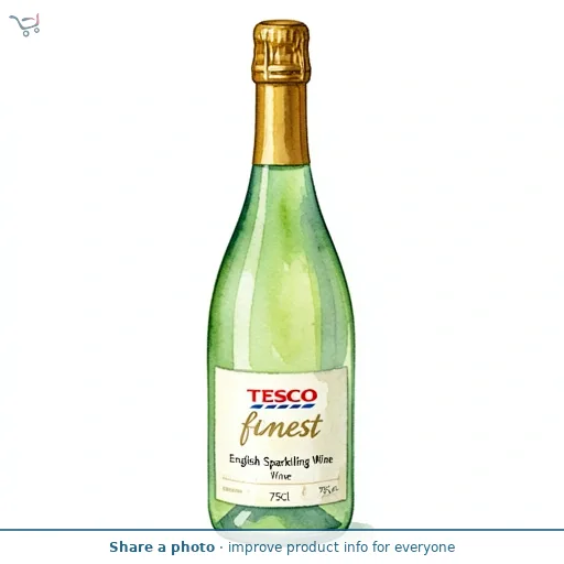 Tesco Finest English Sparkling Wine 75Cl