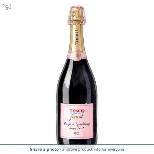 Tesco Finest English Sparkling Rose Brut 75Cl