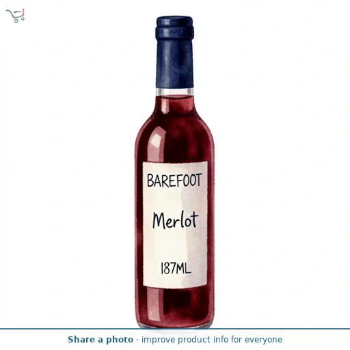 Barefoot Merlot 187Ml