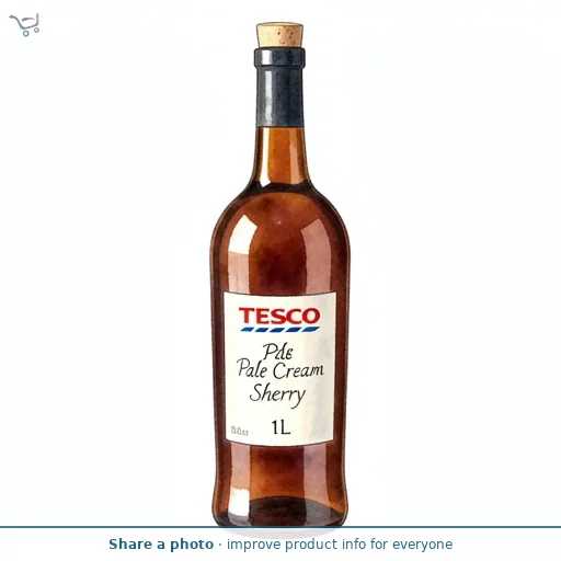 Tesco Pale Cream Sherry 1L