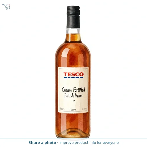 Tesco Cream Fortified British Wine 1 Litre