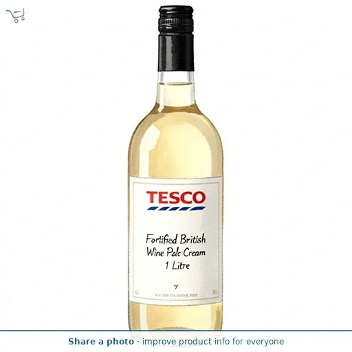 Tesco Fortified British Wine Pale Cream 1 Litre