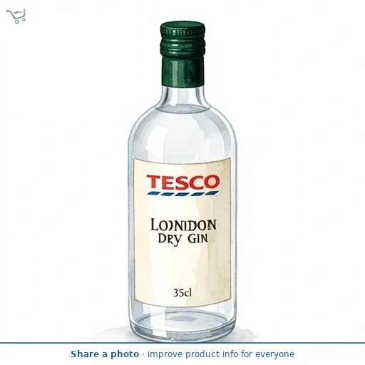 Tesco London Dry Gin 35cl