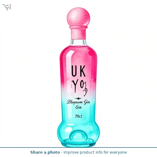 Ukiyo Japanese Blossom Gin 70cl