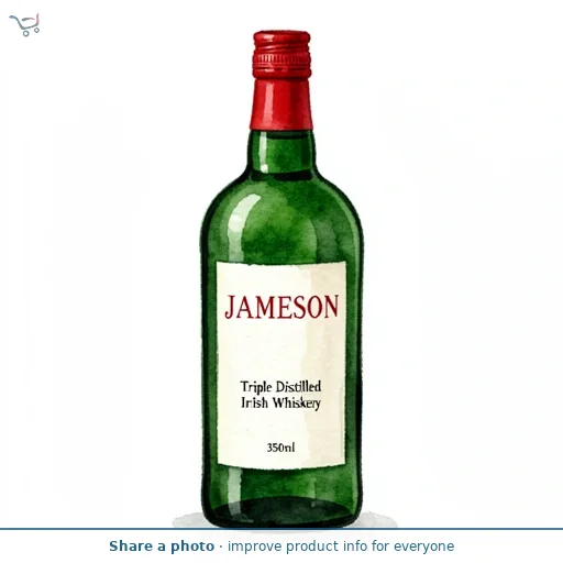 Jameson Triple Distilled Irish Whiskey 350ml