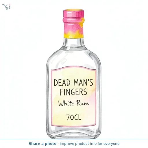 Dead Man's Fingers White Rum 70Cl