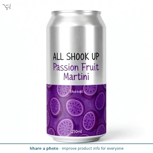 All Shook Up Passion Fruit Martini 250ml