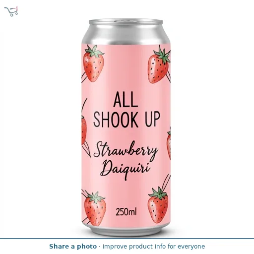 All Shook Up Strawberry Daiquiri 250ml
