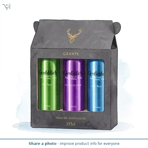 Glenfiddich Single Malt Scotch Whisky Gift Pack 3X5cl