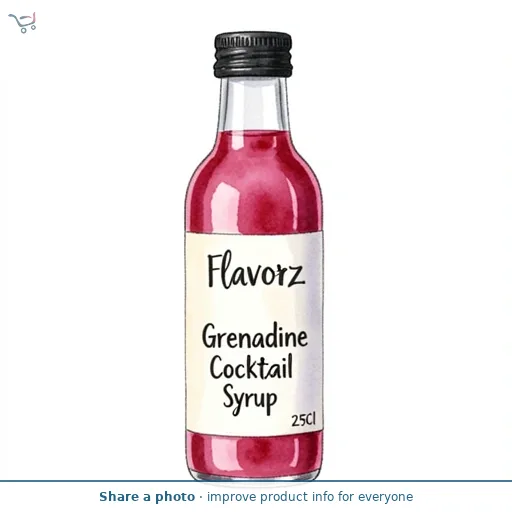 Flavorz Grenadine Cocktail Syrup 25Cl