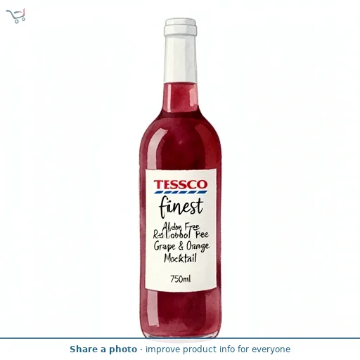 Tesco Finest Alcohol Free Red Grape & Orange Mocktail 750ml