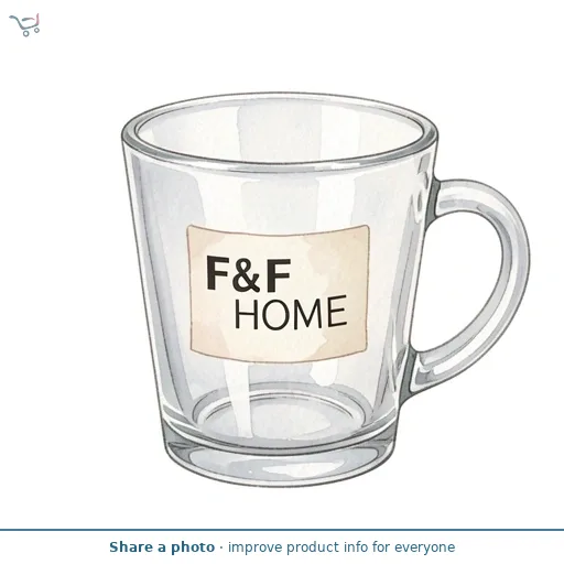 F&F Home Glass Espresso Mug