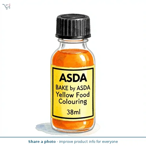 ASDA BAKE by ASDA Yellow Food Colouring 38ml