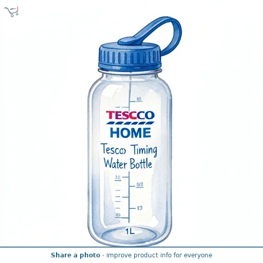 Tesco Timing Water Bottle 1L