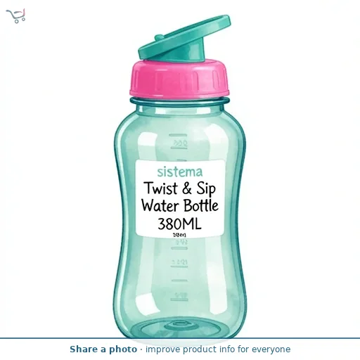Sistema Twist & Sip Water Bottle 380Ml