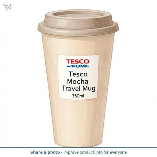 Tesco Mocha Travel Mug 350ml