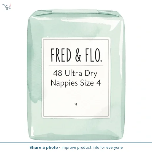 Fred & Flo 48 Ultra Dry Nappies Size 4