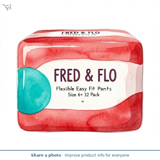 Fred & Flo Flexible Easy Fit Pants Size 6+ 32 Pack